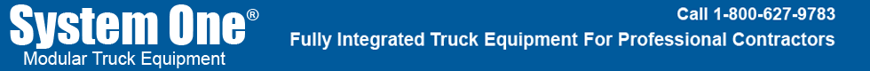 System One Modular Truck Equipment 1-800-627-9783