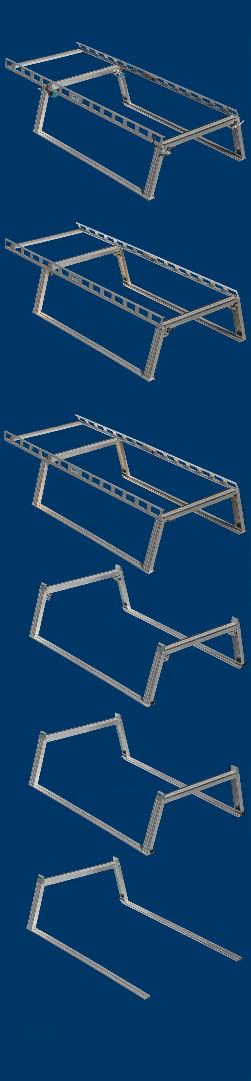 Pick up truck ladder rack overview