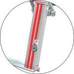 Aluminum crossmembers used on System One ladder/truck racks